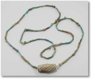 Egypte - Collier de perles tubulaires - Epoque Ptolémaïque - Ier mill. av J.-C. 
