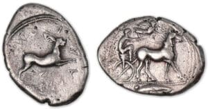SICILE - Messine - Tétradrachme (461-450 av. J.-C.) Lièvre.