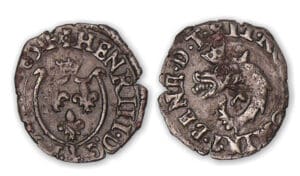 Henri III - Liard du dauphiné 2e type 1583 (Grenoble). Henri III - Liard du dauphiné 2e type 1583 (Grenoble).