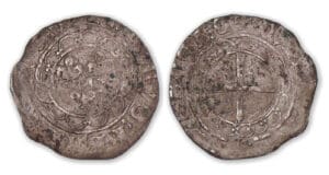 Charles VII - Double tournois dentille (Chinon).