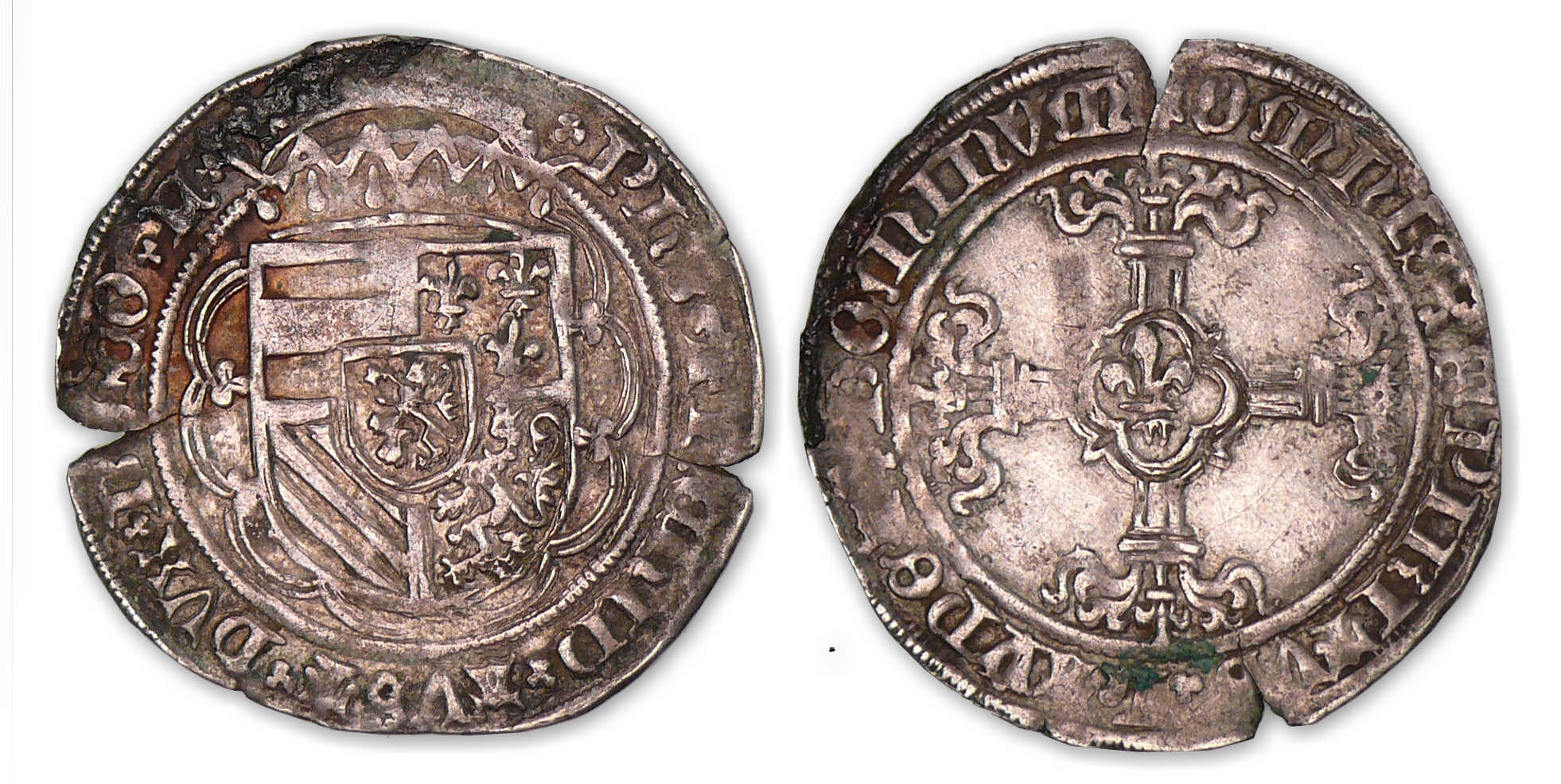 Flandres - Philipe le Beau - Double patard. Flandres - Philipe le Beau - Double patard.