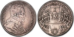 Italie - Vatican - Innocent XII - Piastra 1696 VI (Vatican).