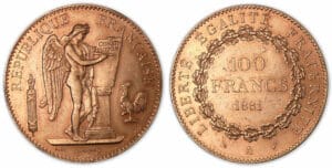 100 francs Génie 1881 A (Paris).