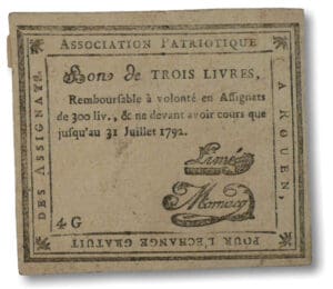 Billet de confiance - Rouen (Seine-Maritime) - 3 livres Billet de confiance - Rouen (Seine-Maritime) - 3 livres
