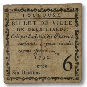 Billet de confiance - Toulouse (Haute-Garonne) - 2 liards