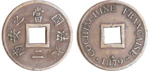 Cochinchine - Sapèque - 1879 A (Paris)