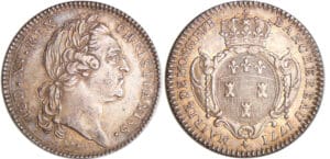 Louis XV (1715-1774) - Jeton en argent - Mairie de Mr Banchereau 1771