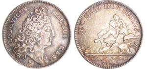 Louis XIV (1643-1715) - Jeton en argent - Trésor royal 1709