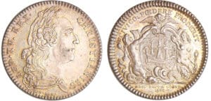 Louis XV (1715-1774) - Jeton en argent - Ville de Dieppe 1762
