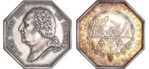 Louis XVIII (1815-1824) - Jeton en argent - Caisse hypothéquaire 1820