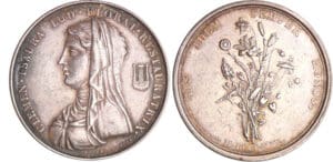 Louis XVIII (1815-1824) - Jeton en argent - Jeux floraux de Toulouse 1819