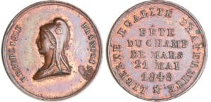 2ème république (1848-1852) - Fête du champ de mars 14 mai 1848