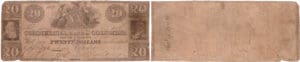 Etats-Unis - Bank Note - Obsolete currency - South Carolina (Columbia), Commercial bank -20 dollars 18xx