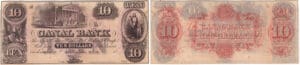 Etats-Unis - Bank Note - Obsolete currency - Louisiana (New Orleans), Canal bank -10 dollars 18--