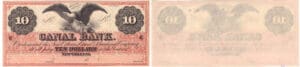 Etats-Unis - Bank Note - Obsolete currency - Louisiana (New Orleans), Canal bank -10 dollars 18--