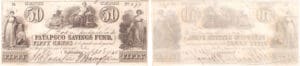 Etats-Unis - Bank Note - Obsolete currency - Maryland (Baltimore), Patapsco Savings Fund - 50 cent September 1st 1840