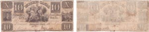 Etats-Unis - Bank Note - Obsolete currency - New Jersey (Jersey city), Morris Canal & Banking - 10 dollars 1838