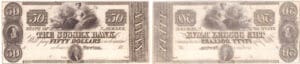 Etats-Unis - Bank Note - Obsolete currency - New Jersey (Newton), Sussex Bank - 50 dollars 18-- Etats-Unis - Bank Note - Obsolete currency - New Jersey (Newton), Sussex Bank - 50 dollars 18--