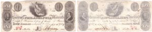 Etats-Unis - Bank Note - Obsolete currency - Pennsylvania (Philadelphia), Salem & Philadelphia Banks - 1 dollar September 1st 1829