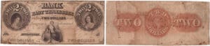 Etats-Unis - Bank Note - Obsolete currency - Tennessee (Knoxville), Bank of East Tennessee - 2 dollars 1835