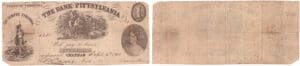 Etats-Unis - Bank Note - Obsolete currency - Virgina (Chatam), Bank of Pittsylvania - 1 dollar September 4th 1861
