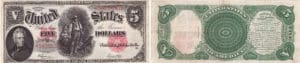 Etats-Unis - Bank Note - United States Notes - 5 dollars serie 1907