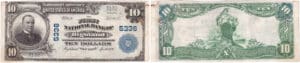 Etats-Unis - Bank Note - National Bank - 10 dollars serie 1902 April 14th 1920