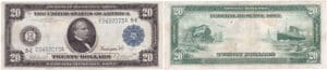 Etats-Unis - Bank Note - Federal Reserve Bank - 20 dollars serie 1914 (Richmond) blue seal