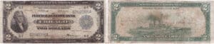 Etats-Unis - Bank Note - Federal Reserve Bank - 2 dollars serie 1918 (Chicago)