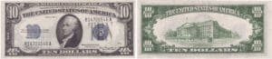 Etats-Unis - Bank Note - Silver Certificates - 10 dollars serie 1934 A
