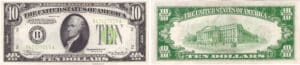 Etats-Unis - Bank Note - Federal Reserve Notes - 10 dollars serie 1934