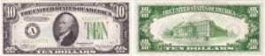Etats-Unis - Bank Note - Federal Reserve Notes - 10 dollars serie 1934 A