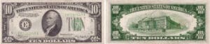 Etats-Unis - Bank Note - Federal Reserve Notes - 10 dollars serie 1934 A