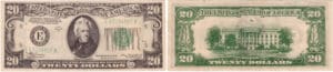 Etats-Unis - Bank Note - Federal Reserve Notes - 20 dollars serie 1934 A
