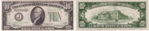Etats-Unis - Bank Note - Federal Reserve Notes - 10 dollars serie 1934 A