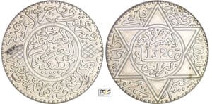 Maroc - Abdül Aziz I (1894-1908) - 10 Dirham 1320 AH (Berlin) (1900)