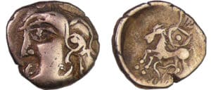 Bituriges-Lemovices - Quart de statère (60-50 av. J.-C.)