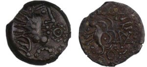 Sénons - Bronze YLLYCCI à l'oiseau (av. 52 av. J.-C.)