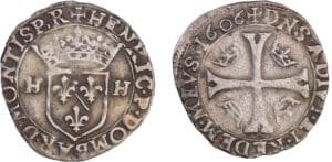 Dombes - Henri II de Montpensier - Douzain 1606 (Trévoux)