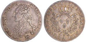 Louis XVI (1774-1792) - ½ écu aux branches d’olivier - 1791 .A (Paris) Léopard Louis XVI (1774-1792) - ½ écu aux branches d’olivier - 1791 .A (Paris) Léopard
