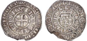 Charles VI (1380-1422) - Gros au lis (3 novembre 1413)