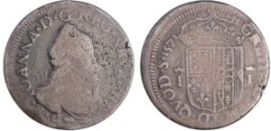 Navarre - Jeanne d'Albret - Teston 1571 (Pau)