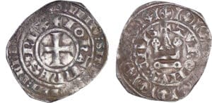 Jean II le Bon (1350-1364) - Blanc au châtel trèflé - 1ère émission (9 novembre 1353)