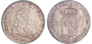 Louis XV (1715-1774) - 1/3 d'écu de France - 1720 A (Paris) flan réf