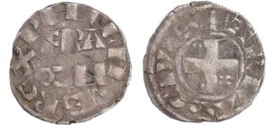 Philippe II Auguste (1180-1223) - Denier d'Arras - 2ème type