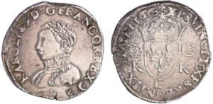 Charles IX (1560-1574) - Teston - 4ème type - 1566 L (Bayonne) Charles IX (1560-1574) - Teston - 4ème type - 1566 L (Bayonne)