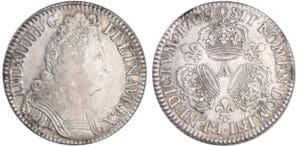 Louis XIV (1643-1715) - ½ écu aux 3 couronnes - 1709 A (Paris)