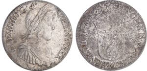 Louis XIV (1643-1715) - ½ écu à la mèche longue - 1653 M (Toulouse)