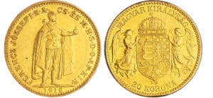 Hongrie - Franz Joseph I (1848-1916) - 20 Korona 1916 KB