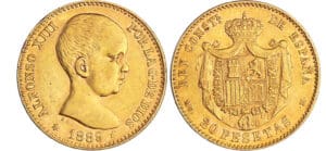 Espagne - Alfonso XIII (1886-1931) - 20 pesetas 1889 * 89 (Madrid)